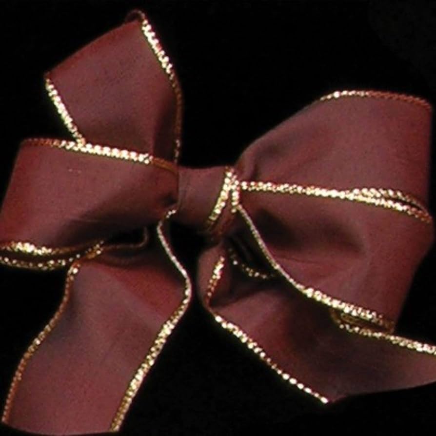 ブラウン Gather Ribbon All-In-One Amazon.com: Brown and Gold Solid Wired Craft Ribbon 1